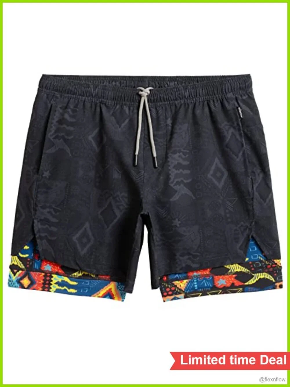 Mens 2 in 1 Workout Shorts with Liner Running Gym Shorts 5.5
